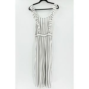 American Eagle Ruffle Strap Wide Leg Jumpsuit Size M